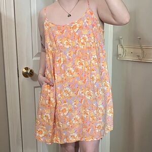 Wild Fable floral slip dress with pockets